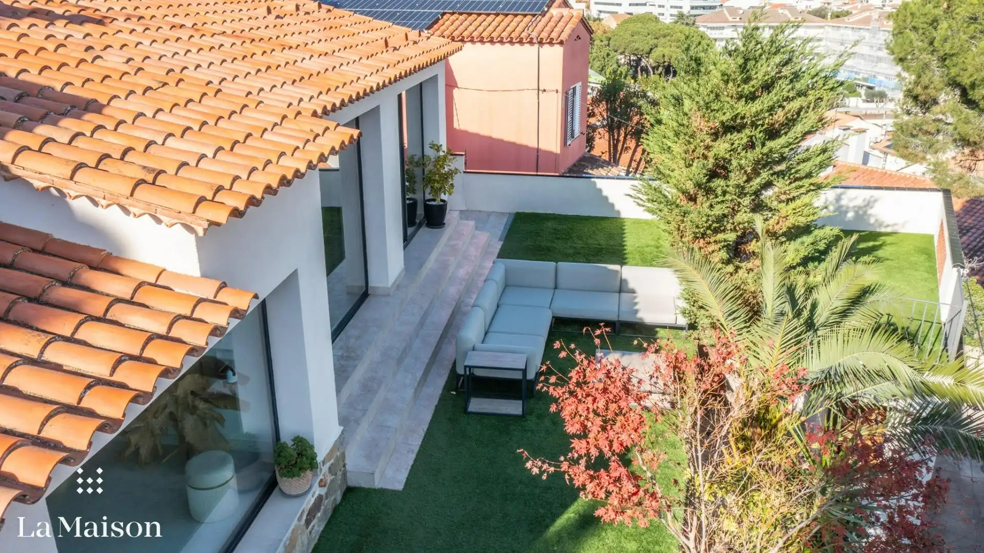 Terraza de Casa o chalet en venta en Sant Andreu de Llavaneres con Aire acondicionado, Calefacción y Alarma
