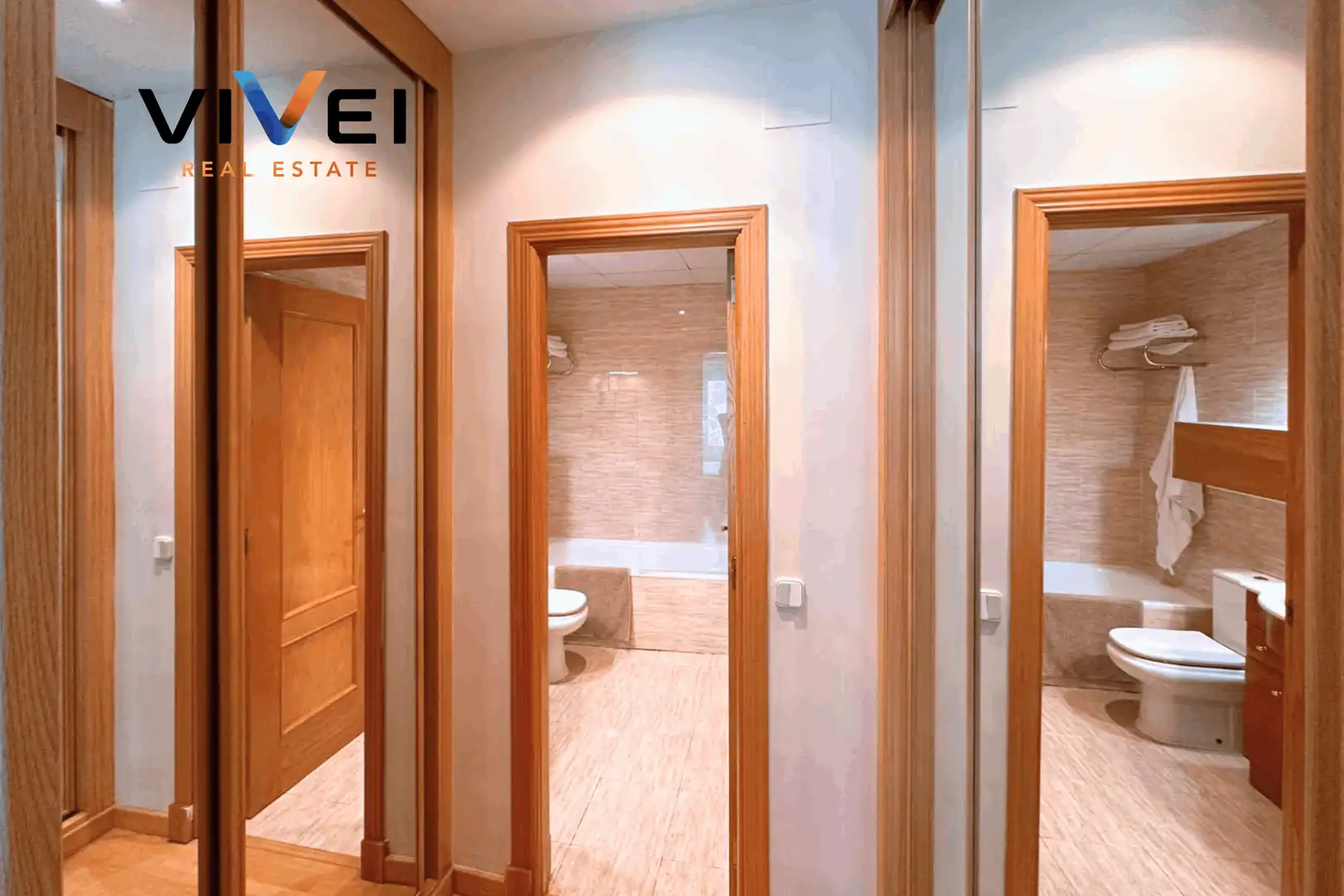 Baño de Piso de alquiler en Madrid con Calefacción y Balcón