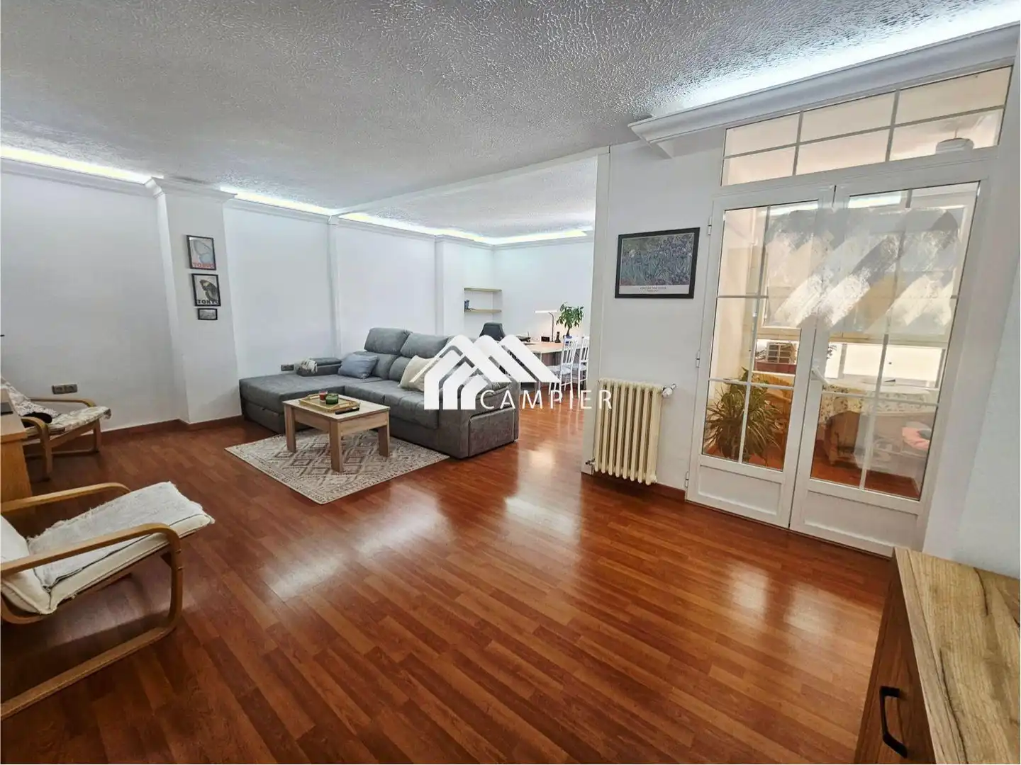 Wohnzimmer von Wohnung zum Verkauf in Albacete mit Klimaanlage, Heizung und Terrasse