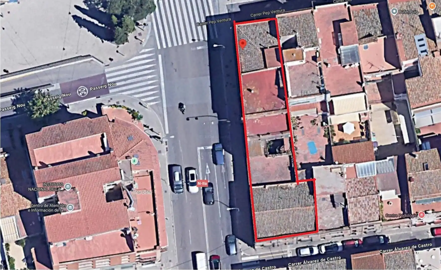 Vista exterior de Edificio en venta en Figueres