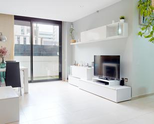 Living room of Flat for sale in  Barcelona Capital  with Air Conditioner, Terrace and Storage room