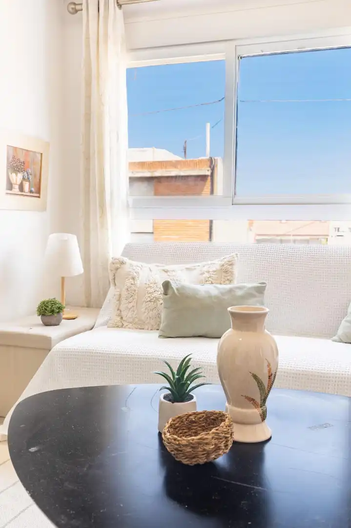 Living room of Flat for sale in Valencia  with Air Conditioner