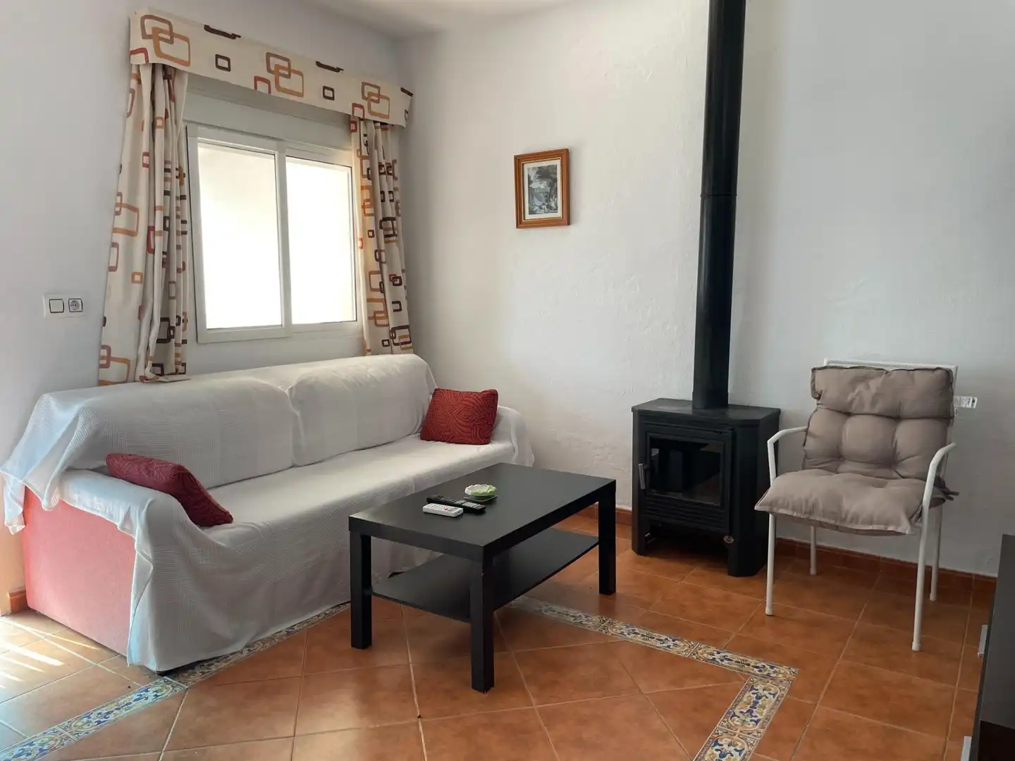 Sala d'estar de Finca rústica en venda en Tarifa amb Aire condicionat, Calefacció i Jardí privat