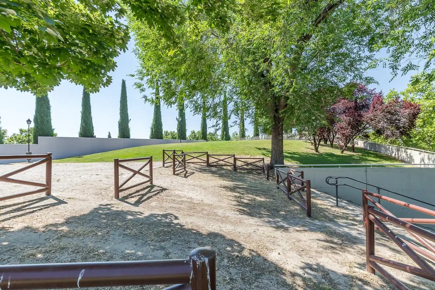 Garden of Flat for sale in Madrid