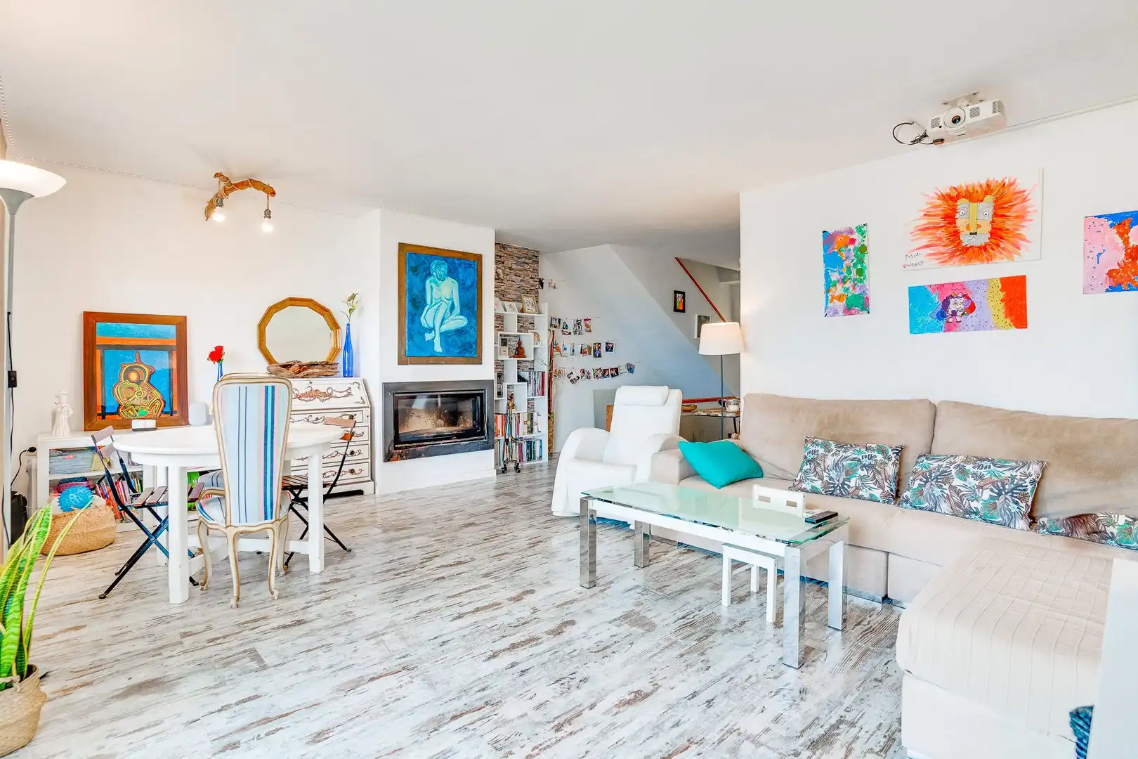 Living room of Detached homes for sale in Alcúdia  with Air Conditioner, Heating and Private garden