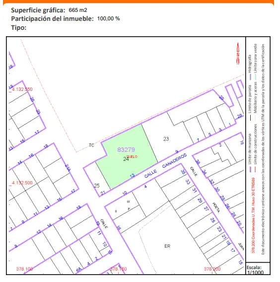 Wohnbaugrundstück zum Verkauf in Calle Jesús Obrero 35