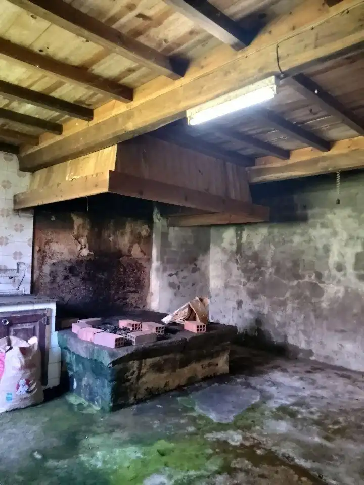 Cocina de Finca rústica en venta en Cerdido con Jardín privado