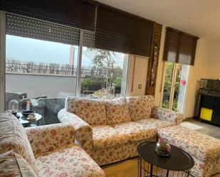 Living room of Attic for sale in Les Borges Blanques  with Air Conditioner, Parquet flooring and Terrace