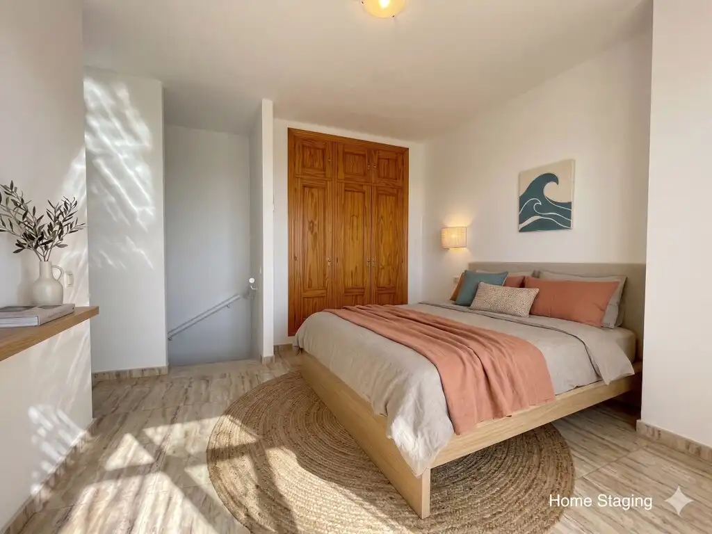 Schlafzimmer von Einfamilien-Reihenhaus zum Verkauf in Vélez-Málaga mit Klimaanlage, Terrasse und Abstellraum