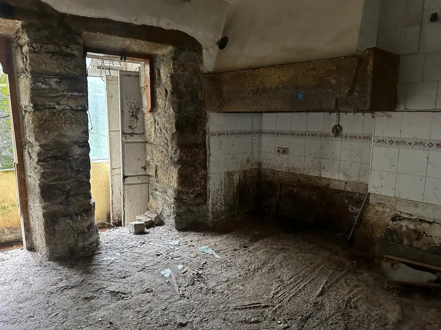 Kitchen of Flat for sale in Ferrol  with Private garden