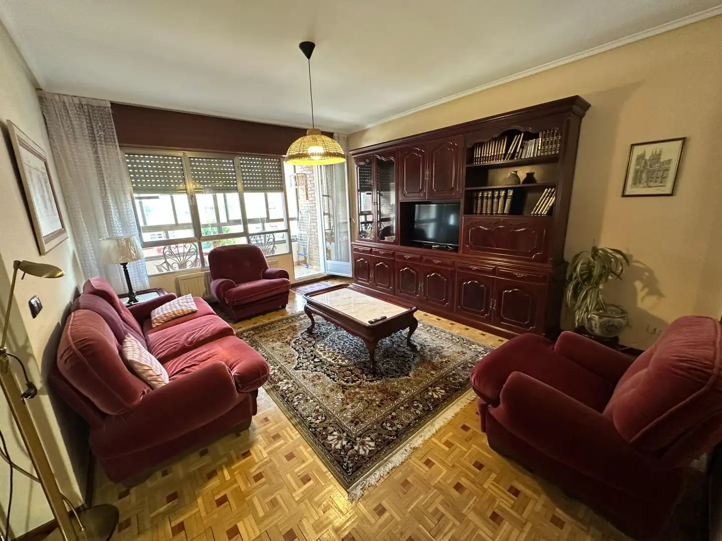 Living room of Flat for share in Burgos  with Heating and Furnished