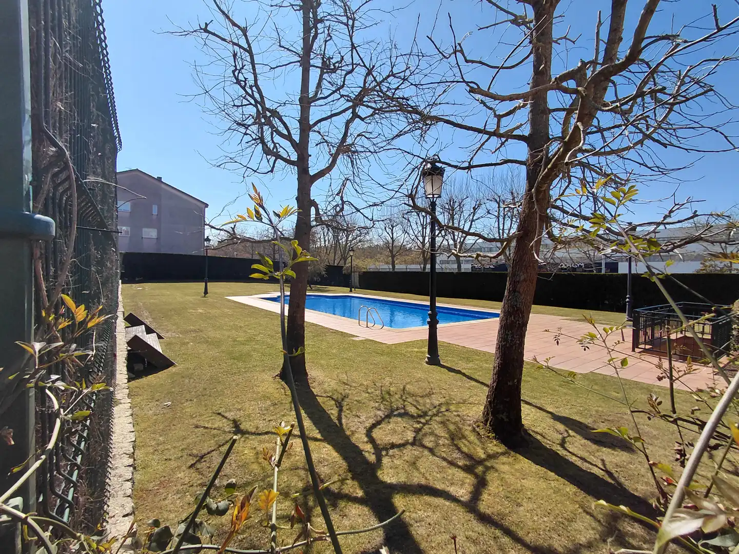 Swimming pool of Flat for sale in Oleiros  with Heating, Private garden and Parquet flooring