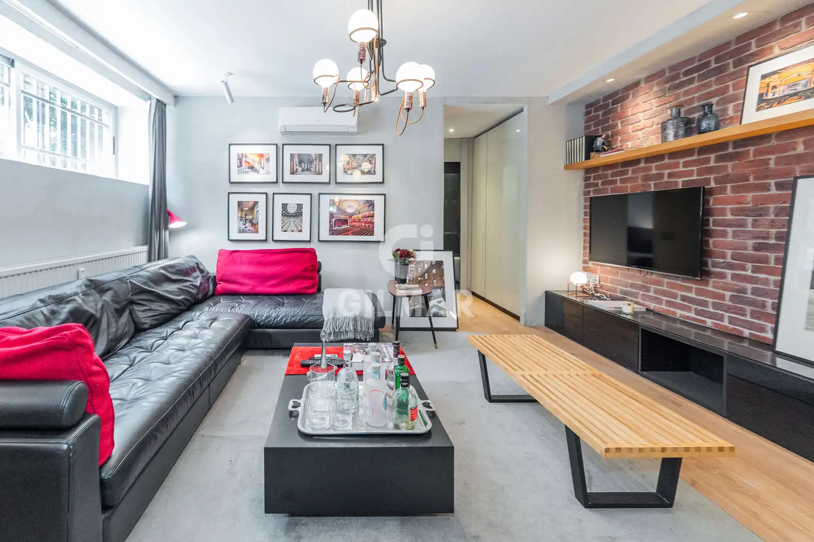 Living room of Flat for sale in Madrid  with Heating