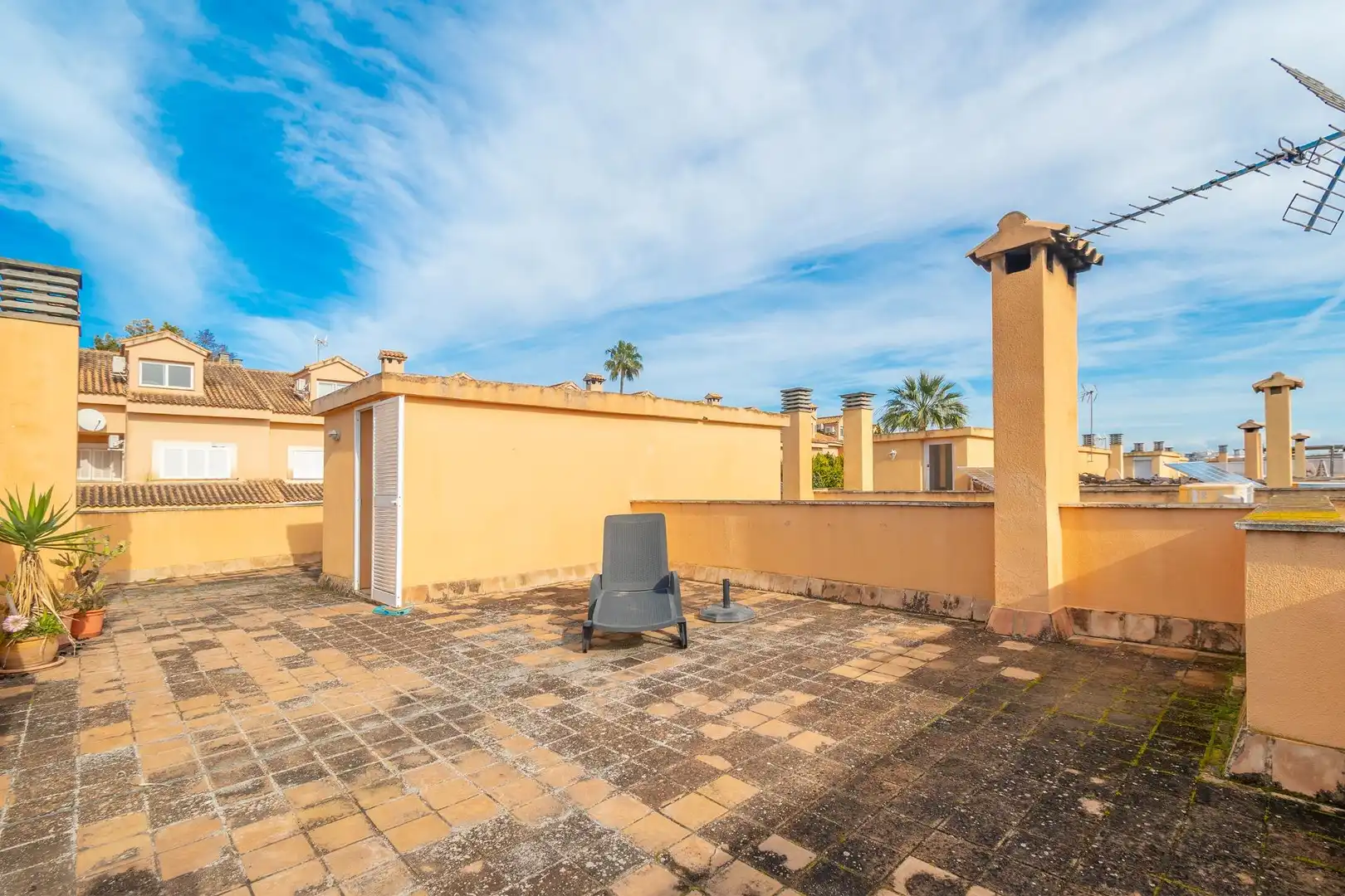 Terraza de Casa adosada en venta en  Palma de Mallorca con Aire acondicionado, Calefacción y Jardín privado
