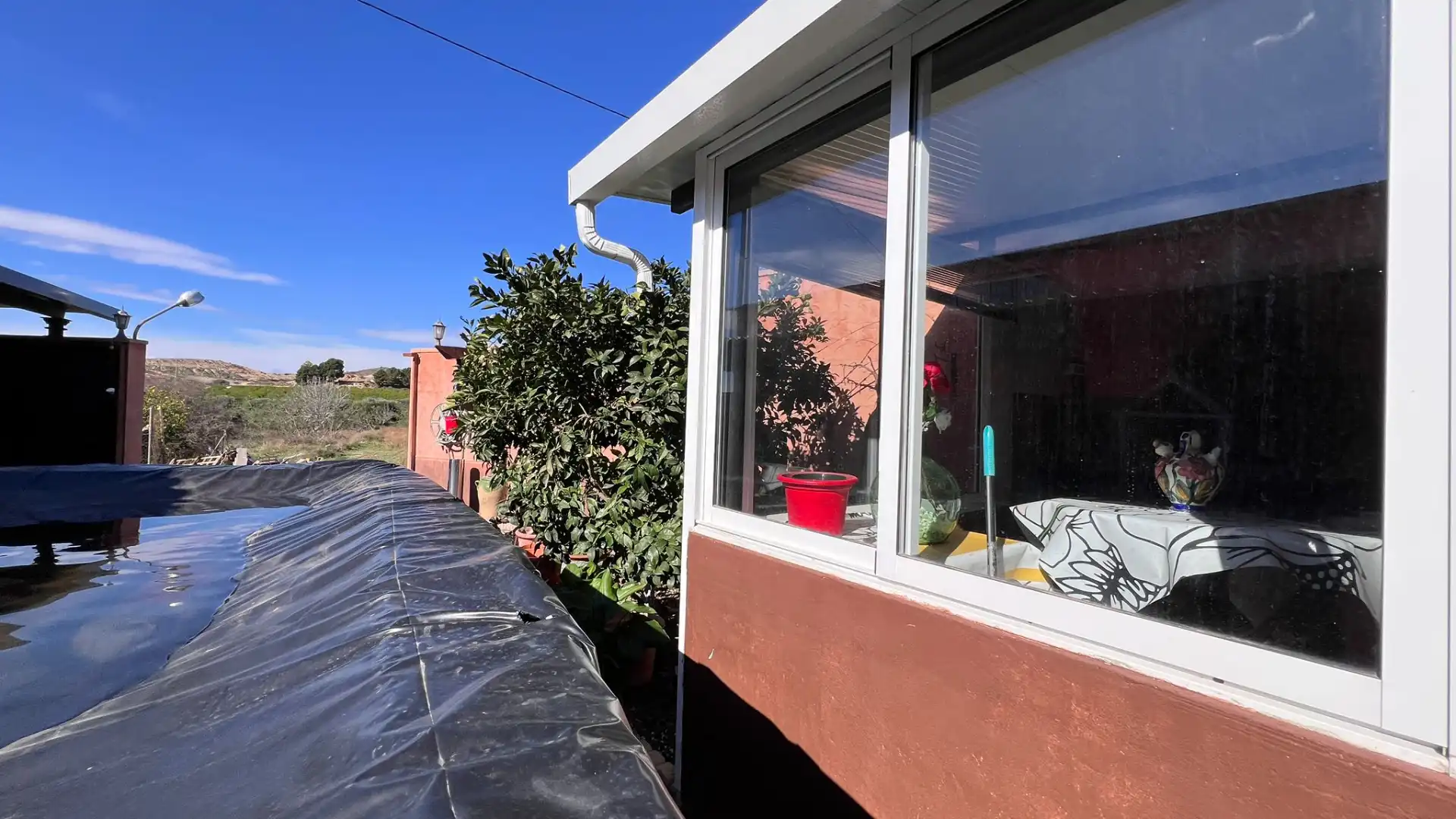 Vista exterior de Casa o xalet en venda en Molina de Segura amb Aire condicionat, Jardí privat i Piscina