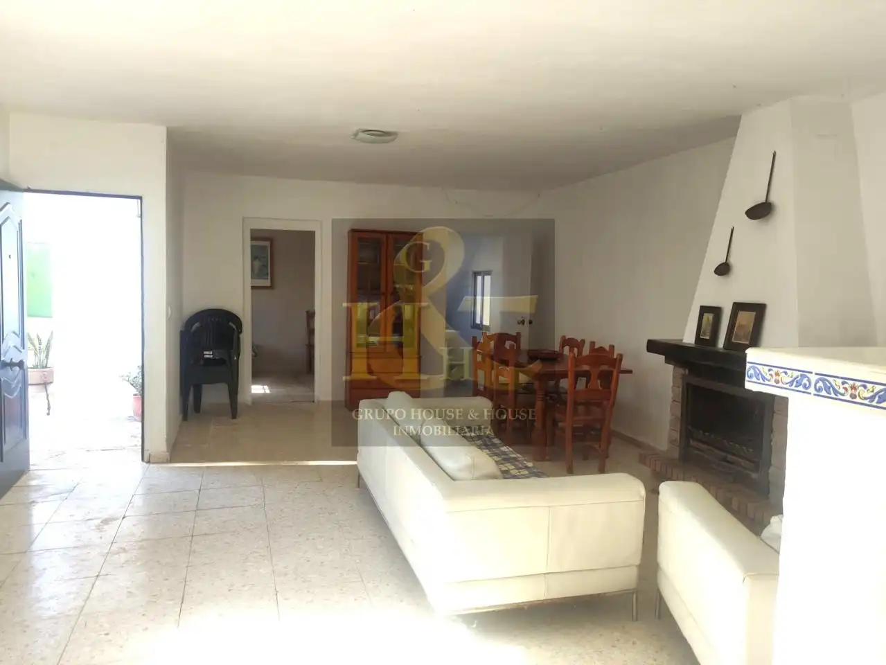 Sala de estar de Finca rústica en venta en Chipiona con Jardín privado y Piscina