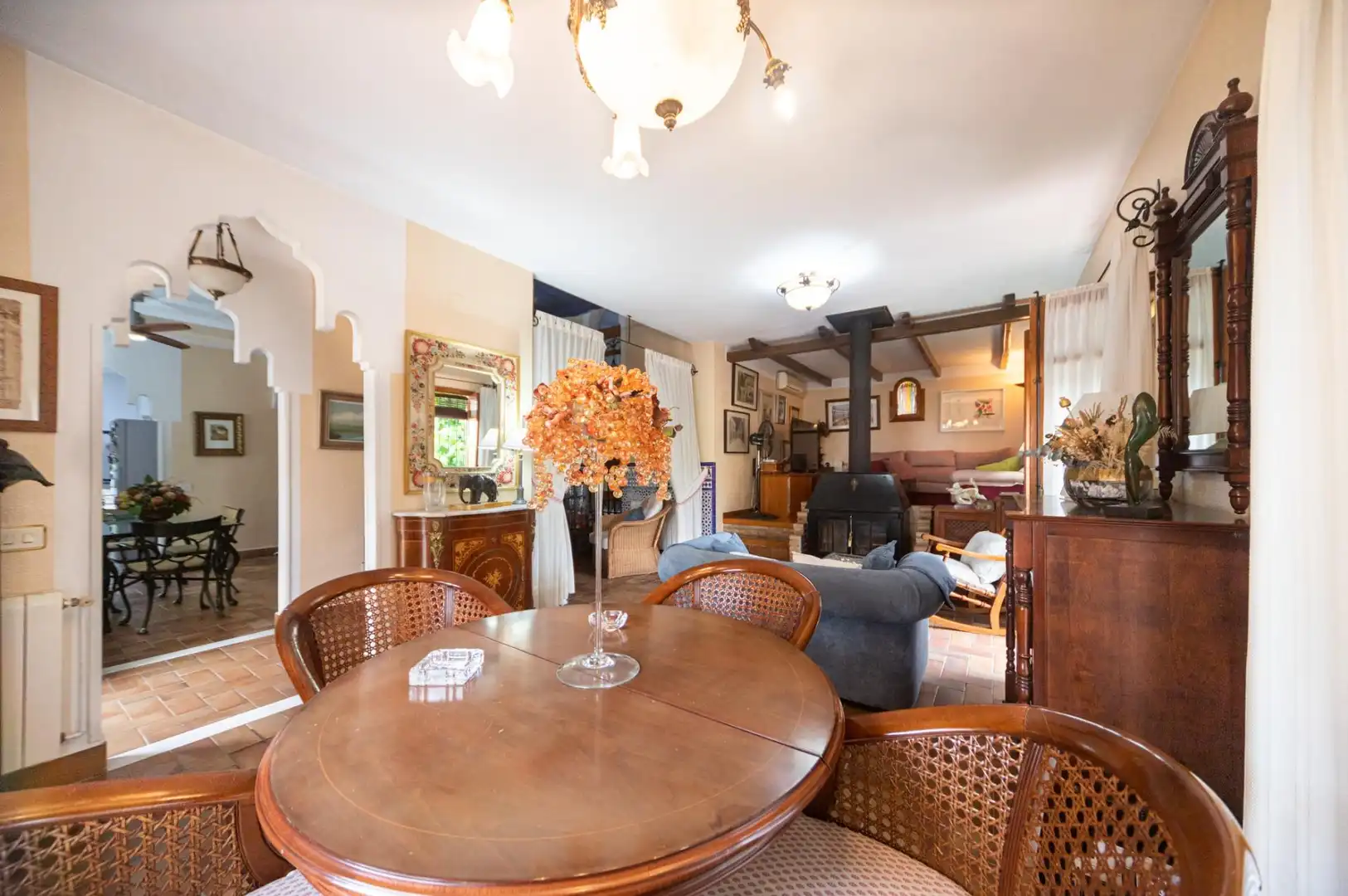 Dining room of Houses for sale in Murcia  with Air Conditioner, Heating and Private garden