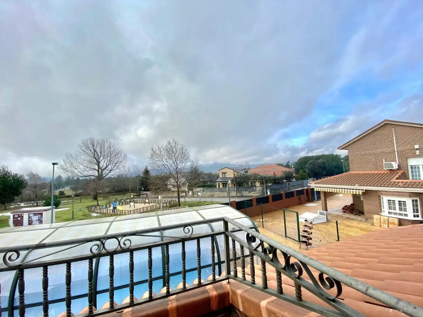 Terrassa de Casa o xalet en venda en Guadarrama, Madrid