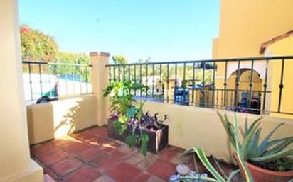 Garden of Single-family semi-detached for sale in Estepona  with Private garden, Terrace and Swimming Pool