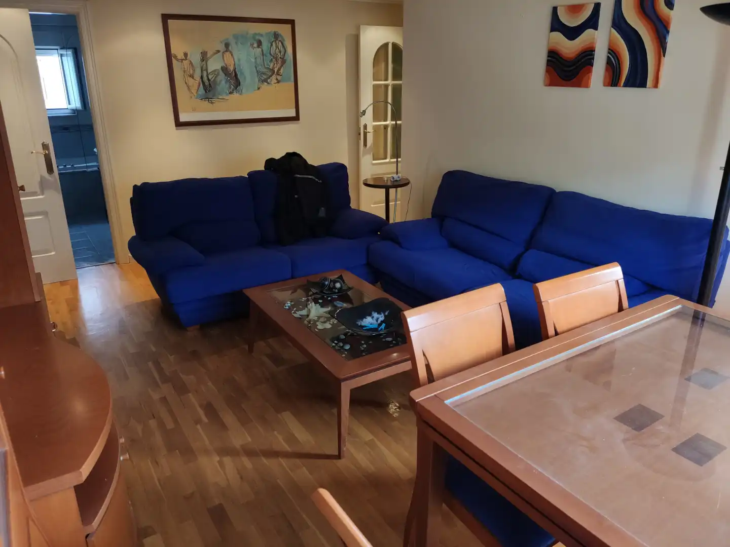 Wohnzimmer von Wohnung zum Verkauf in Santa Marta de Tormes mit Heizung, Parkett und Möbliert