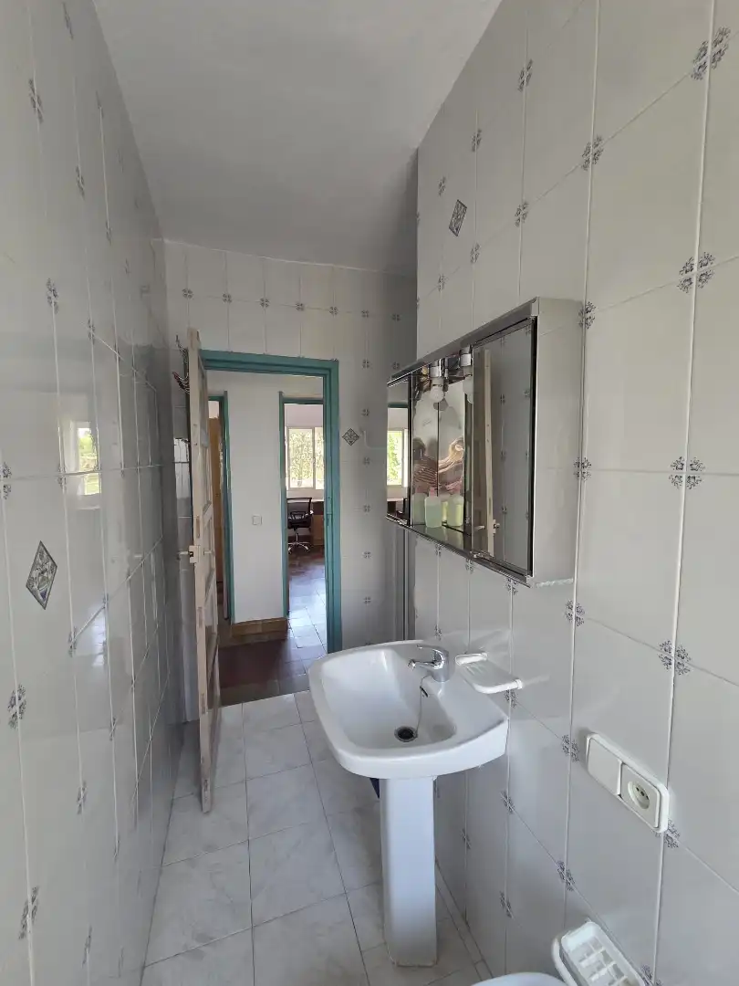 Bathroom of Flat for sale in Badajoz  with Air Conditioner, Furnished and Washing machine