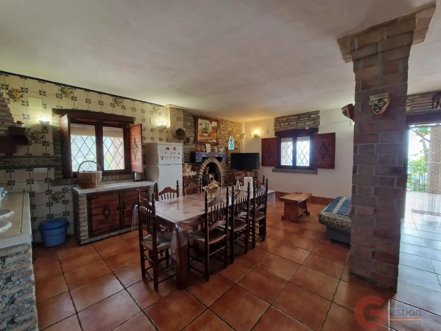 Comedor de Finca rústica en venta en Salobreña con Terraza y Piscina