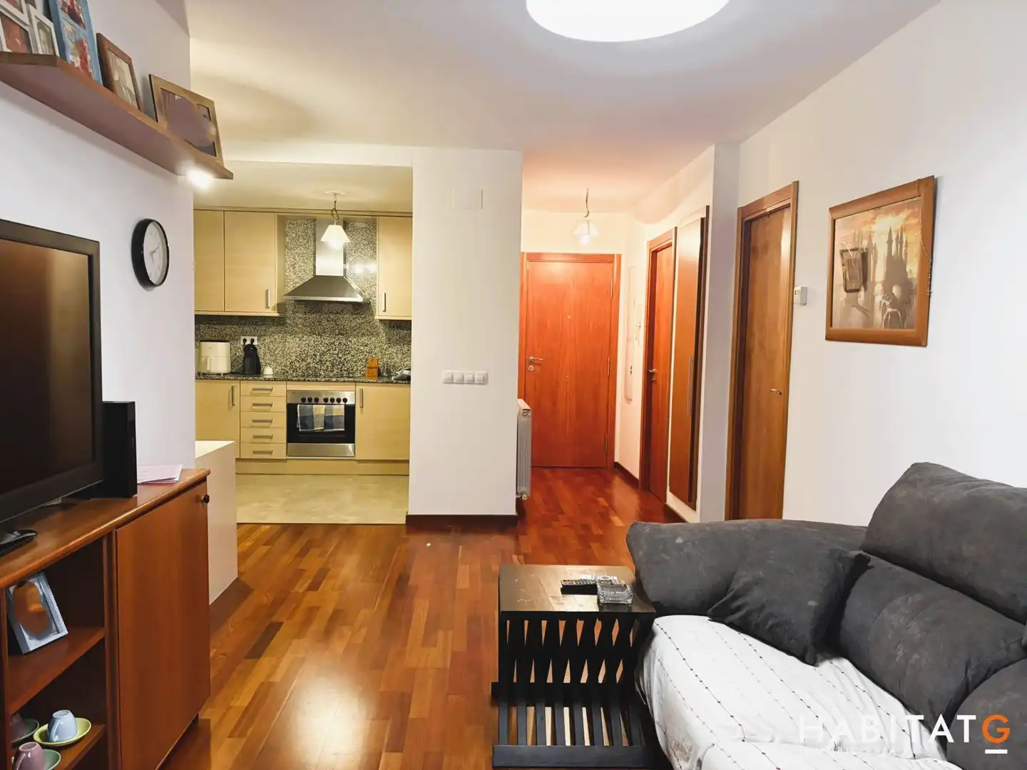 Living room of Flat for sale in Bellpuig  with Heating and Storage room