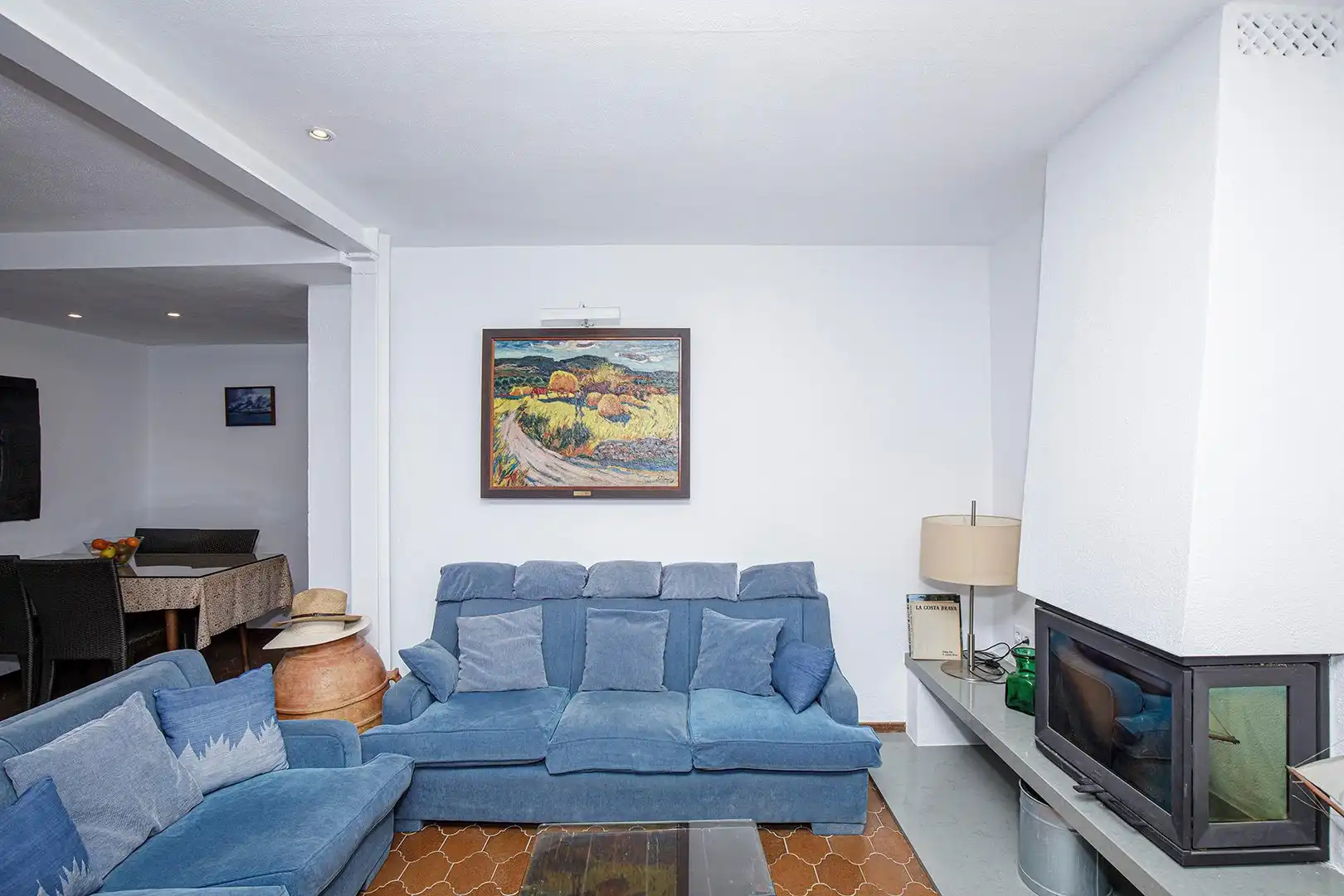 Sala de estar de Casa adosada de alquiler en Palamós
