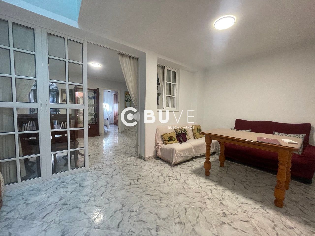 Living room of House or chalet for sale in San Juan de Aznalfarache  with Terrace, Storage room and Furnished