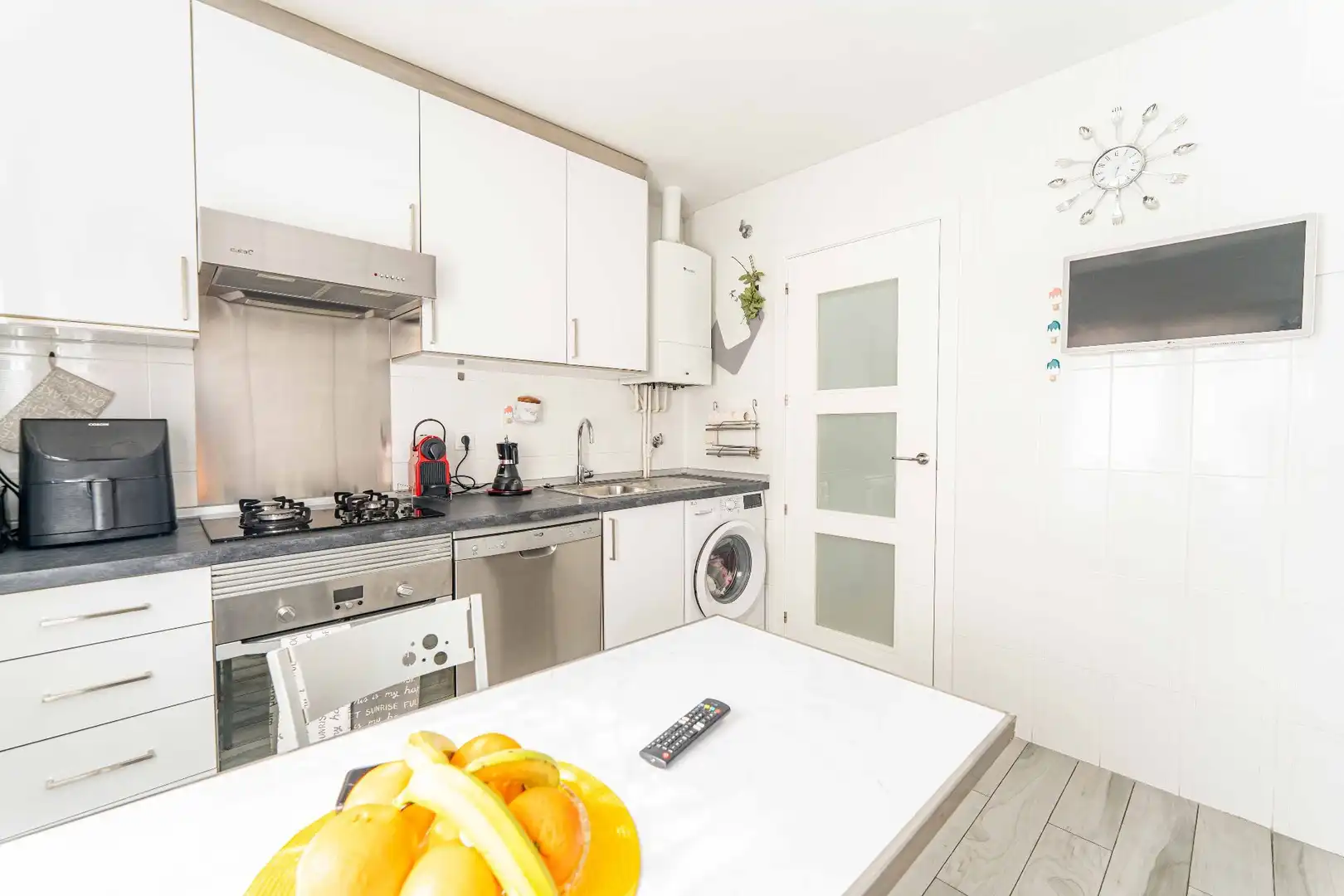 Kitchen of Flat for sale in Getafe  with Heating and Terrace