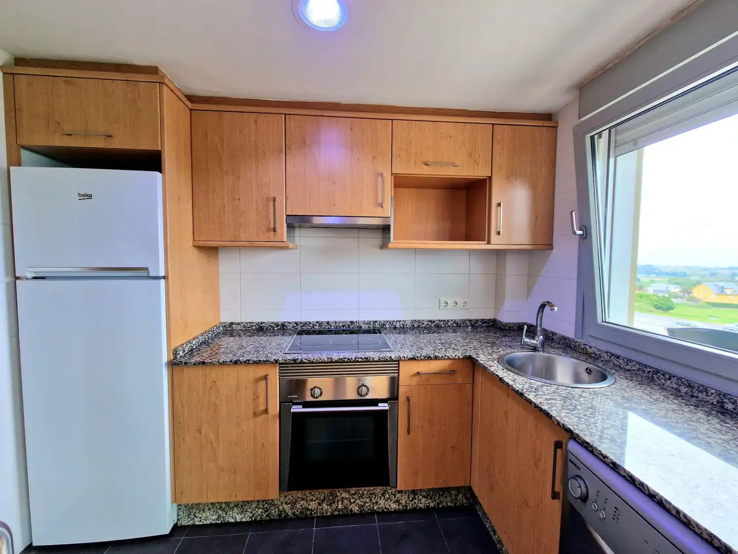 Kitchen of Flat for sale in Barreiros  with Heating, Private garden and Terrace