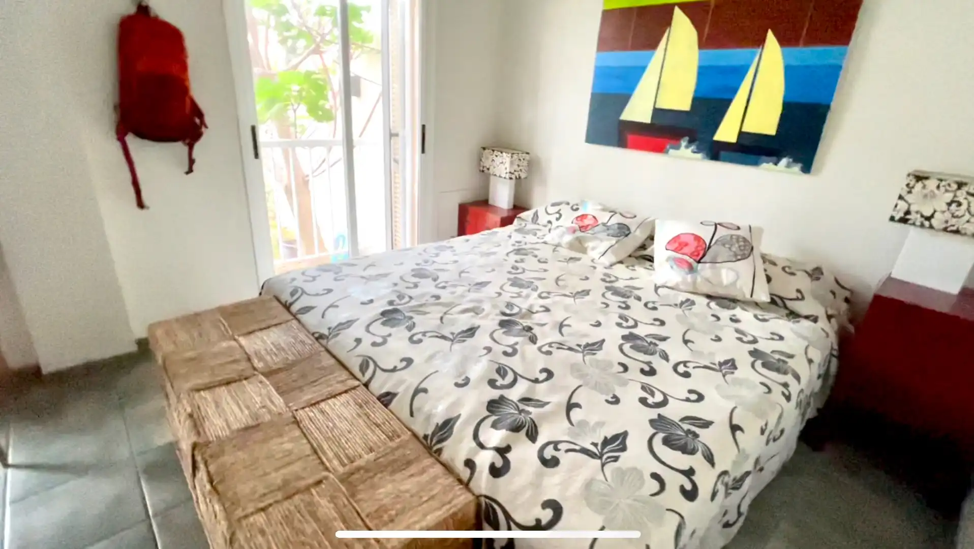 Dormitori de Casa adosada en venda en Granadilla de Abona amb Jardí privat, Terrassa i Piscina
