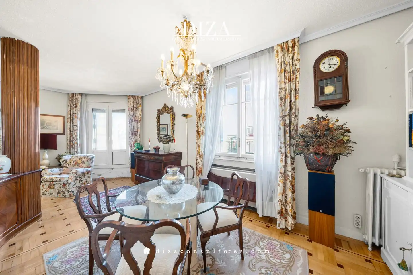 Dining room of Attic for sale in Madrid  with Air Conditioner, Heating and Parquet flooring
