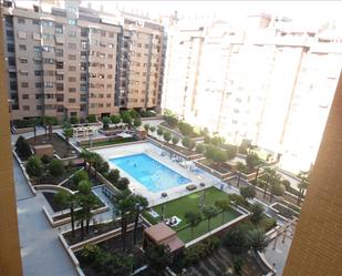 Swimming pool of Flat for sale in  Madrid Capital  with Terrace and Swimming Pool