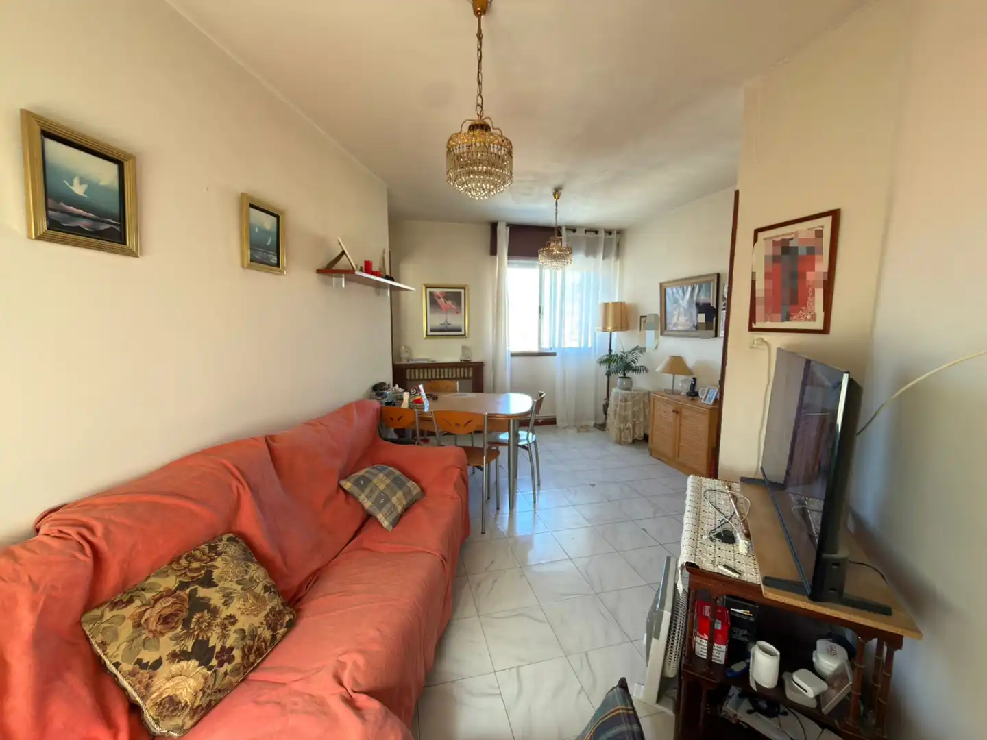 Sala de estar de Piso en venta en Pontevedra Capital  con Calefacción, Parquet y Horno
