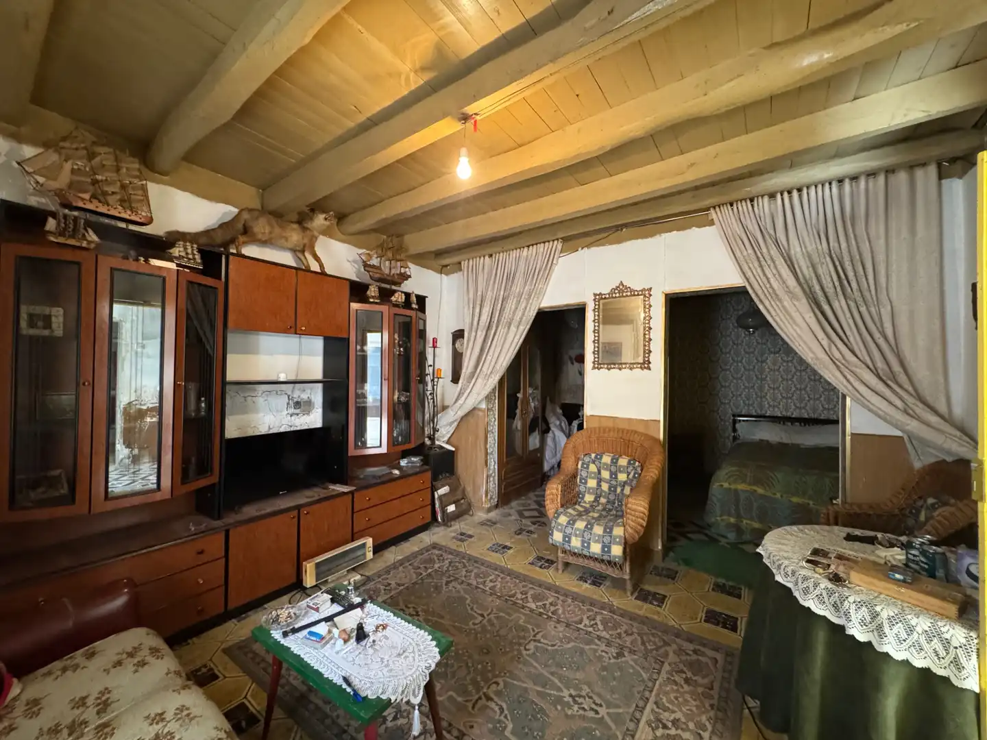 Sala de estar de Finca rústica en venta en Castronuño con Jardín privado, Trastero y Amueblado