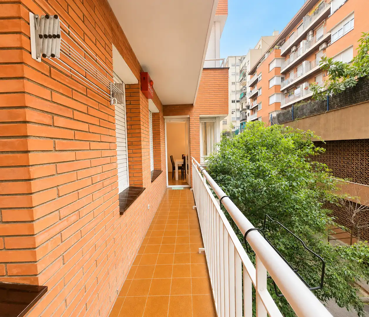 Balcony of Flat for sale in Barcelona  with Air Conditioner, Heating and Furnished