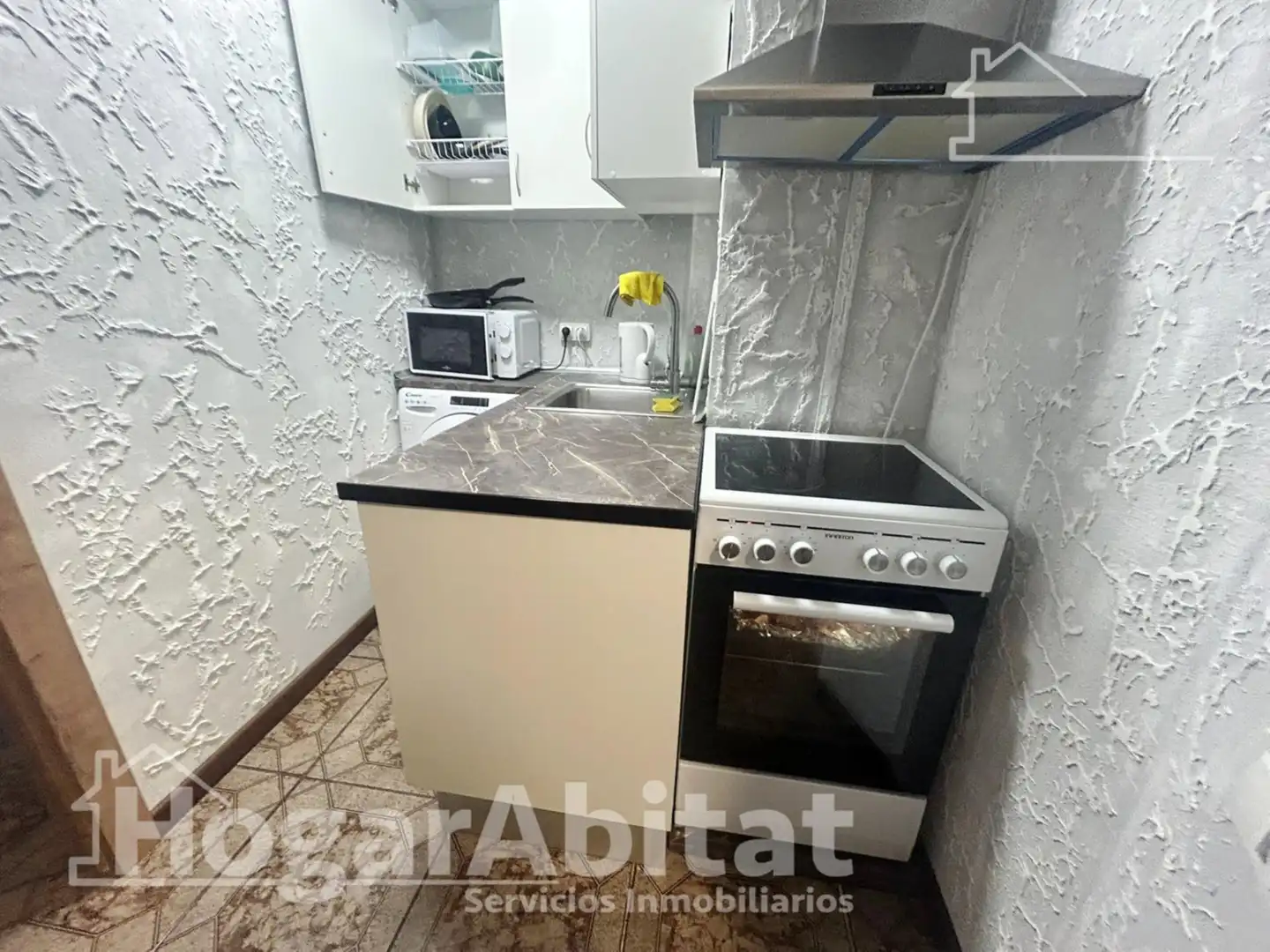 Küche von Wohnung zum Verkauf in Valencia mit Klimaanlage