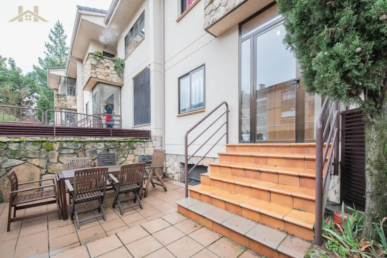 Terrace of Detached homes for sale in Collado Mediano  with Heating, Private garden and Terrace