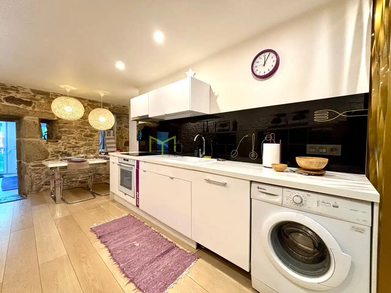 Cocina de Casa o chalet en venta en Santiago de Compostela  con Calefacción, Jardín privado y Amueblado