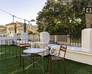 Terrace of Flat to rent in  Barcelona Capital  with Air Conditioner, Heating and Furnished