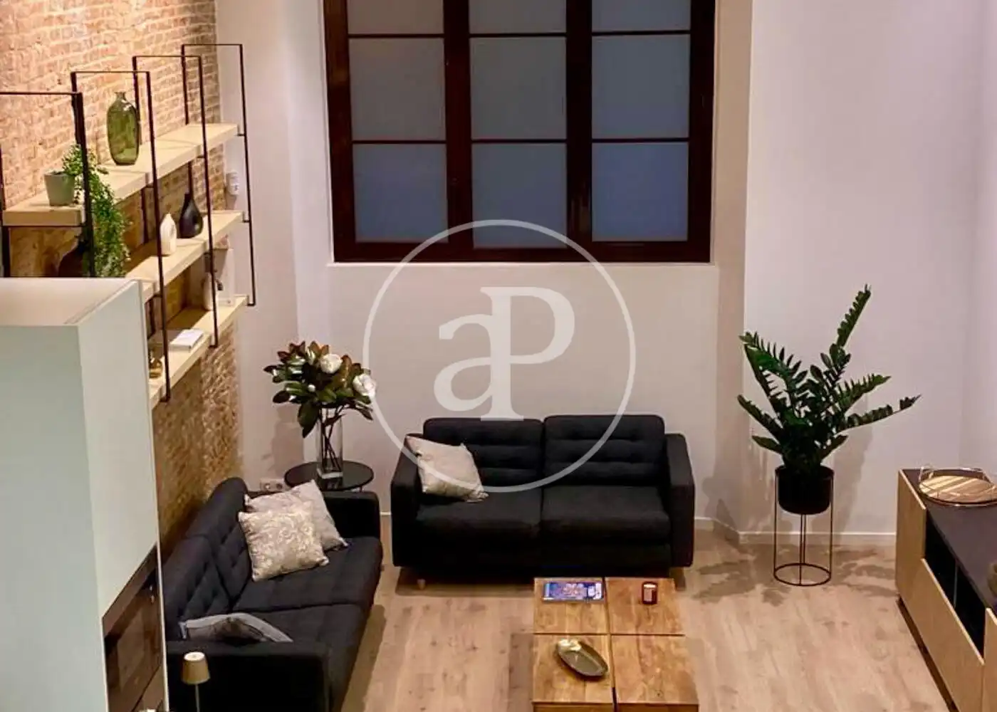 Sala de estar de Piso en venta en Barcelona con Aire acondicionado, Calefacción y Amueblado
