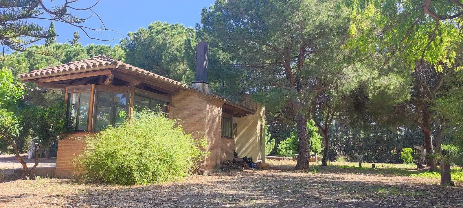 Vista exterior de Finca rústica en venda en Riudoms amb Calefacció, Jardí privat i Piscina