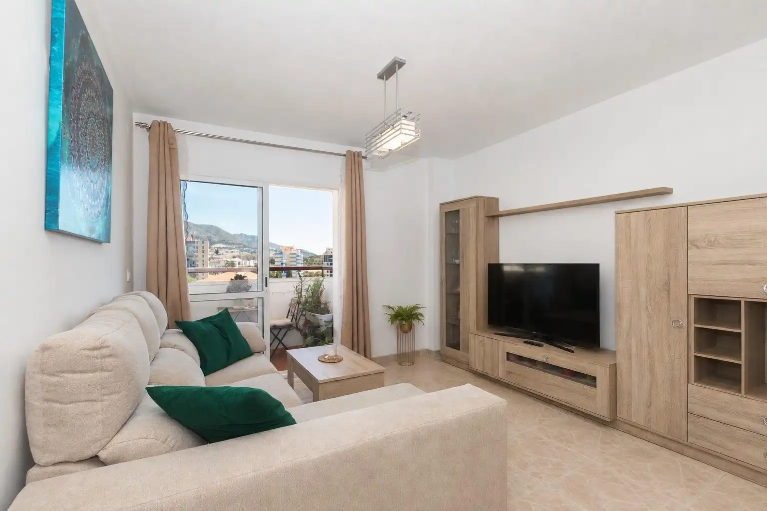 Sala d'estar de Apartament en venda en Los Boliches 