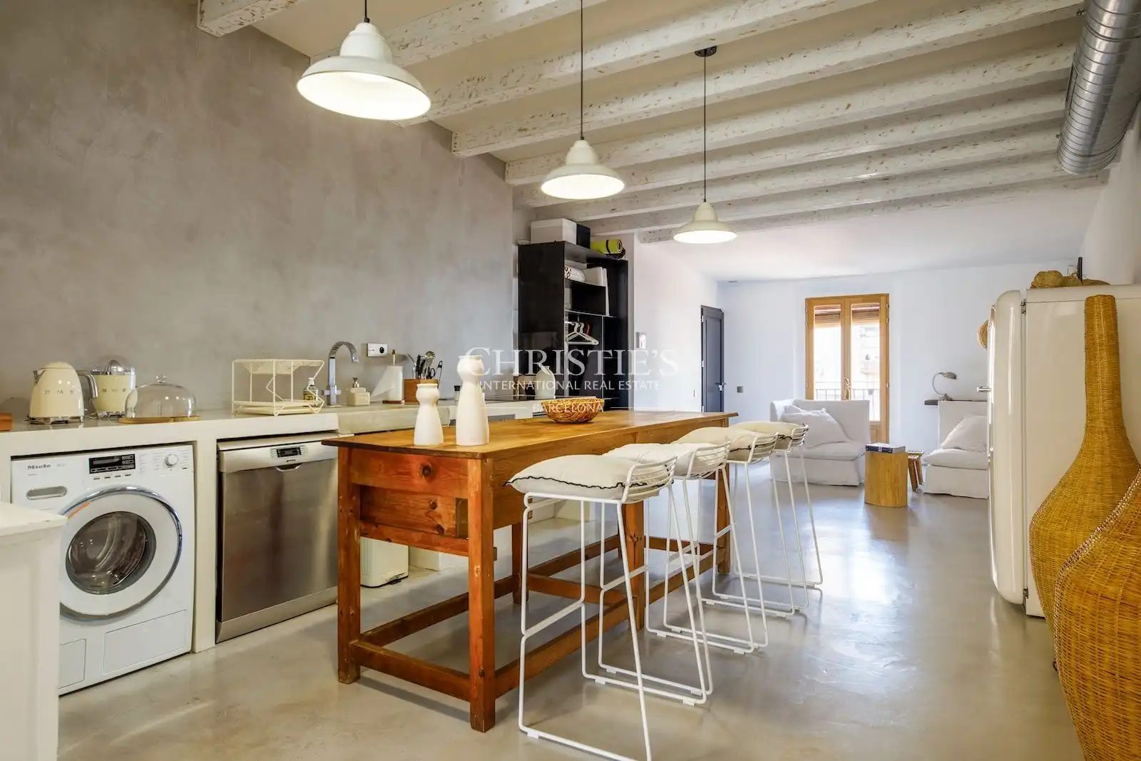Cocina de Piso en venta en Barcelona con Terraza