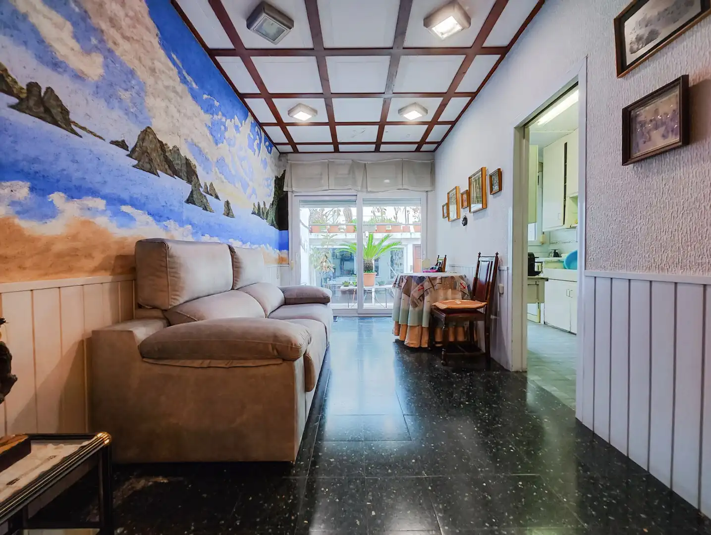 Wohnzimmer von Haus oder Chalet zum Verkauf in Terrassa mit Heizung und Terrasse