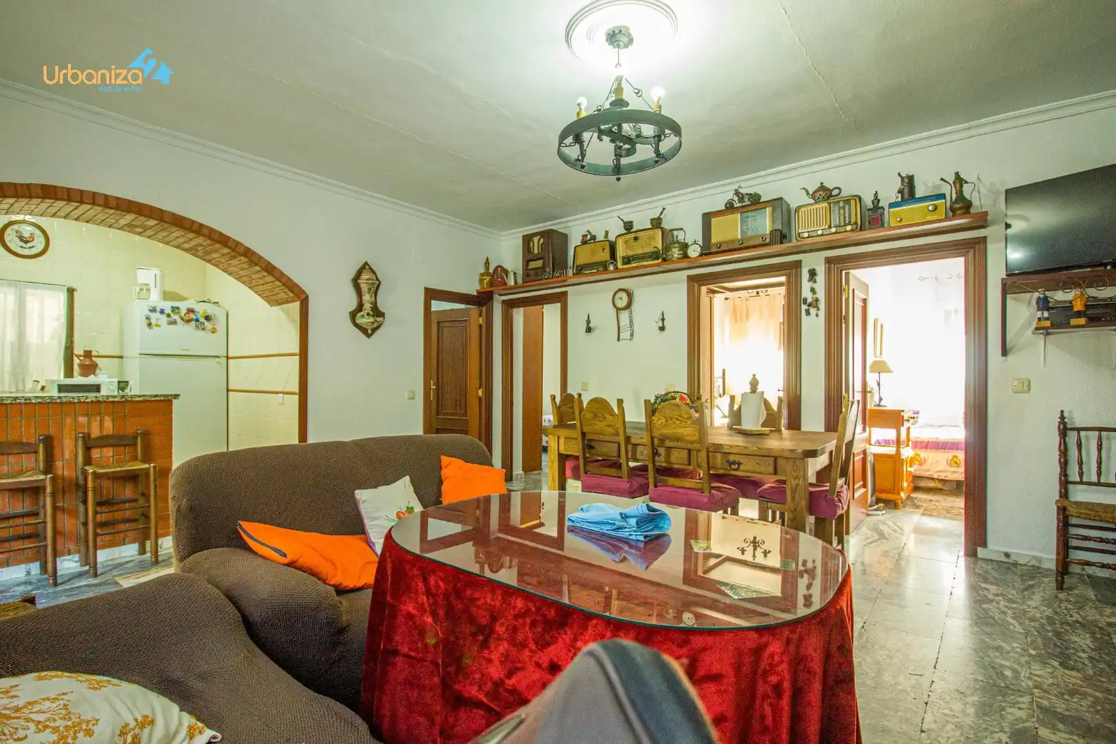Wohnzimmer von Haus oder Chalet zum Verkauf in Badajoz mit Privatgarten, Terrasse und Abstellraum
