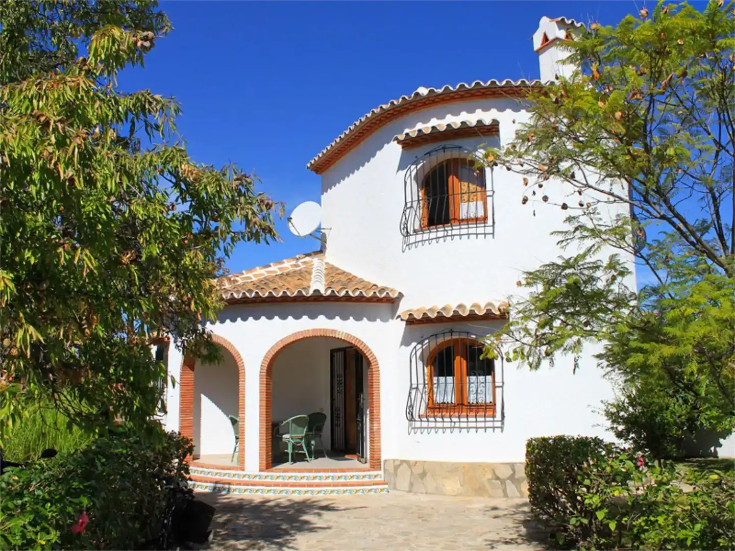 Vista exterior de Casa o xalet de lloguer en Els Poblets amb Jardí privat, Traster i Piscina