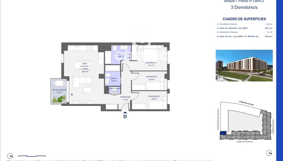 Foto 1 de Piso en venta en Rubí, Segle XX, Barcelona