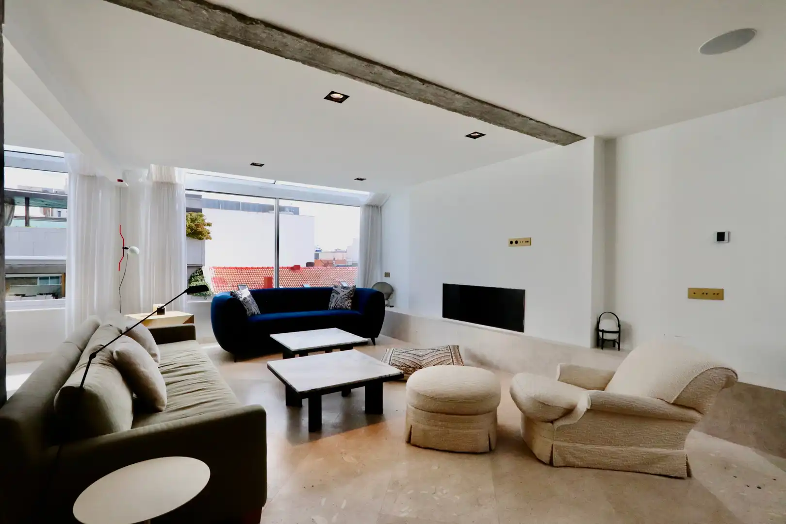 Living room of Attic for sale in Madrid  with Air Conditioner, Heating and Parquet flooring